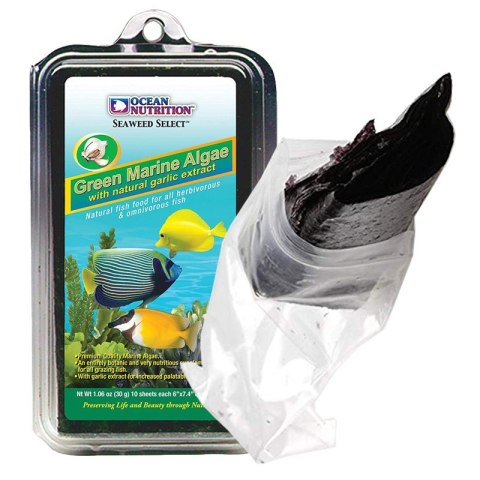Ocean Nutrition Seaweed Green 12g - algi z czosnkiem Ocean Nutrition Seaweed Green 12g - algi z czosnkiem