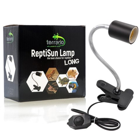Terrario ReptiSun Long - lampa z uchwytem zaciskowym Terrario ReptiSun Long - lampa z uchwytem zaciskowym