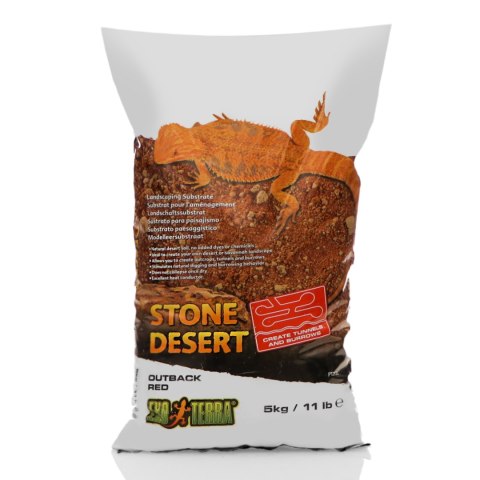 EXO TERRA Stone Desert Red 5kg - podłoże pustynne do terrarium EXO TERRA Stone Desert Red 5kg - podłoże pustynne do terrarium