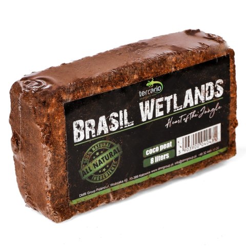 Terrario Brasil Wetlands 7l 650g - podłoże z włókien kokosa Terrario Brasil Wetlands 7l 650g - podłoże z włókien kokosa