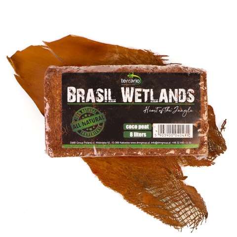 Terrario Brasil Wetlands 7l 650g - podłoże z włókien kokosa Terrario Brasil Wetlands 7l 650g - podłoże z włókien kokosa