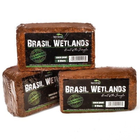 Terrario Brasil Wetlands 7l 650g - podłoże z włókien kokosa Terrario Brasil Wetlands 7l 650g - podłoże z włókien kokosa