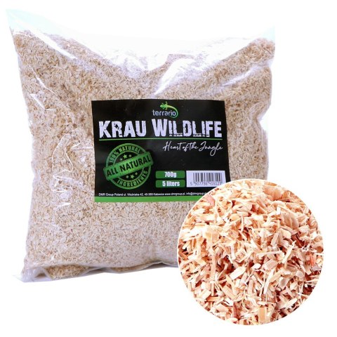 Terrario Krau Wildlife 5l - włókno drewniane Aspen / Lignocel Terrario Krau Wildlife 5l - włókno drewniane Aspen / Lignocel