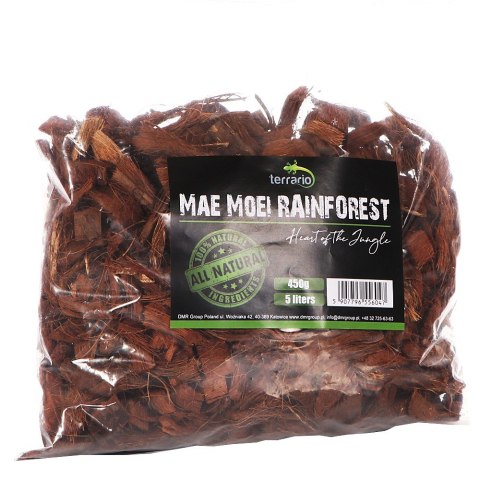 Terrario Mae Moei Rainforest 5l 450g - duże zrębki kokosa Terrario Mae Moei Rainforest 5l 450g - duże zrębki kokosa