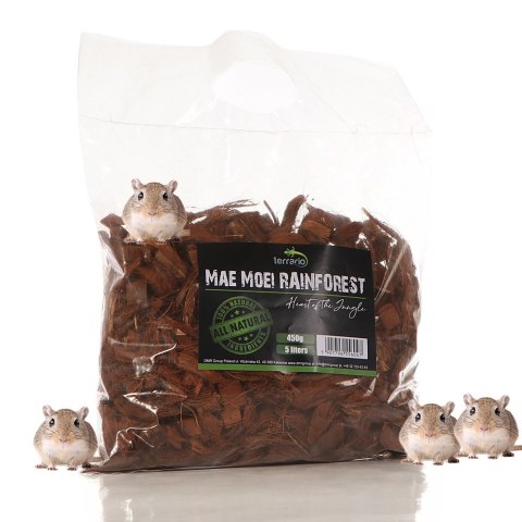 Terrario Mae Moei Rainforest 5l 450g - duże zrębki kokosa Terrario Mae Moei Rainforest 5l 450g - duże zrębki kokosa