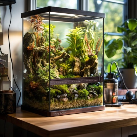 Terrario Oasis Verde 10 - terrarium 30x30x45 z zestawem Terrario Oasis Verde 10 - terrarium 30x30x45 z zestawem