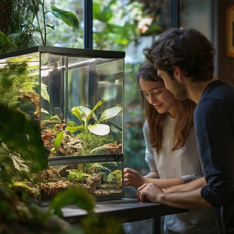 Terrario Oasis Verde 10 - terrarium 30x30x45 z zestawem Terrario Oasis Verde 10 - terrarium 30x30x45 z zestawem