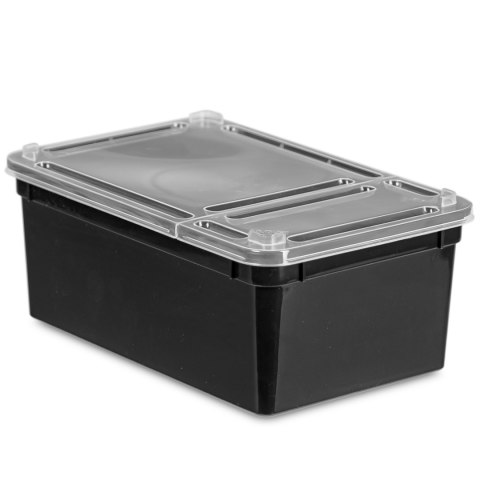 Terrario Reptiland Black 19x12x7,5cm - czarne terrarium faunarium Terrario Reptiland Black 19x12x7,5cm - czarne terrarium faunarium