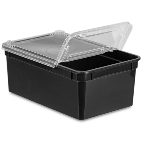 Terrario Reptiland Black 19x12x7,5cm - czarne terrarium faunarium Terrario Reptiland Black 19x12x7,5cm - czarne terrarium faunarium