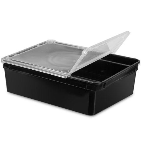Terrario Reptiland Black 25x19x7,5cm - czarne terrarium faunarium Terrario Reptiland Black 25x19x7,5cm - czarne terrarium faunarium