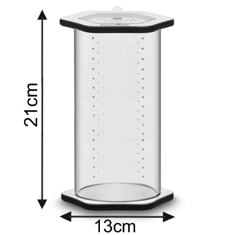 Terrario Spiders Tube Med200 - terrarium akrylowe Terrario Spiders Tube Med200 - terrarium akrylowe