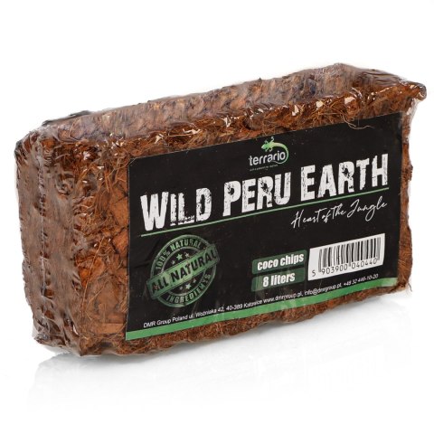 Terrario Wild Peru Earth 7l 650g - podłoże zrębki kokosa Terrario Wild Peru Earth 7l 650g - podłoże zrębki kokosa