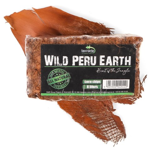 Terrario Wild Peru Earth 7l 650g - podłoże zrębki kokosa Terrario Wild Peru Earth 7l 650g - podłoże zrębki kokosa