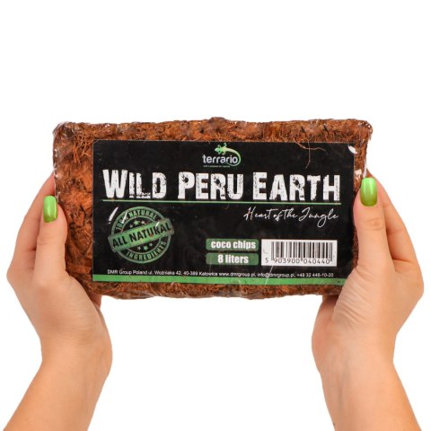 Terrario Wild Peru Earth 7l 650g - podłoże zrębki kokosa Terrario Wild Peru Earth 7l 650g - podłoże zrębki kokosa