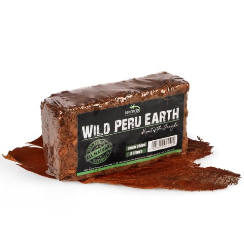 Terrario Wild Peru Earth 7l 650g - podłoże zrębki kokosa Terrario Wild Peru Earth 7l 650g - podłoże zrębki kokosa