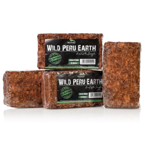 Terrario Wild Peru Earth 7l 650g - podłoże zrębki kokosa Terrario Wild Peru Earth 7l 650g - podłoże zrębki kokosa