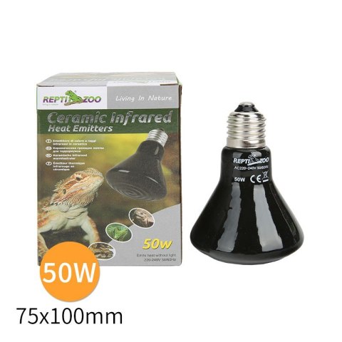Repti-Zoo Ceramiczny emiter ciepła 50W Repti-Zoo Ceramiczny emiter ciepła 50W