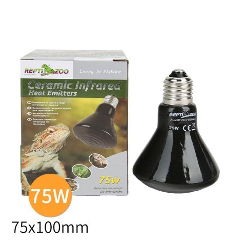 Repti-Zoo Ceramiczny emiter ciepła 75W Repti-Zoo Ceramiczny emiter ciepła 75W