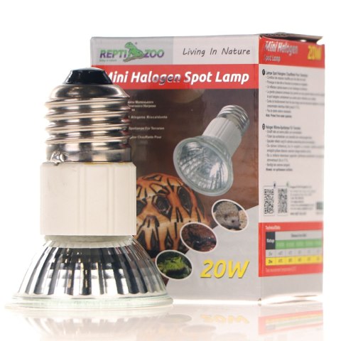 Repti-Zoo Mini Halogen Spot 20W - mały halogen grzewczy Repti-Zoo Mini Halogen Spot 20W - mały halogen grzewczy