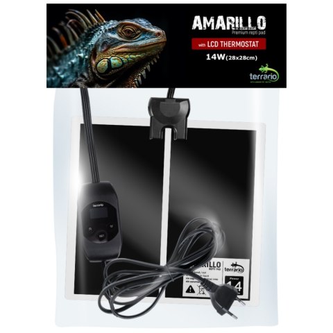 Terrario Amarillo 14W - mata grzewcza z termostatem LCD Terrario Amarillo 14W - mata grzewcza z termostatem LCD