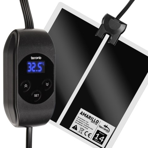 Terrario Amarillo 14W - mata grzewcza z termostatem LCD Terrario Amarillo 14W - mata grzewcza z termostatem LCD