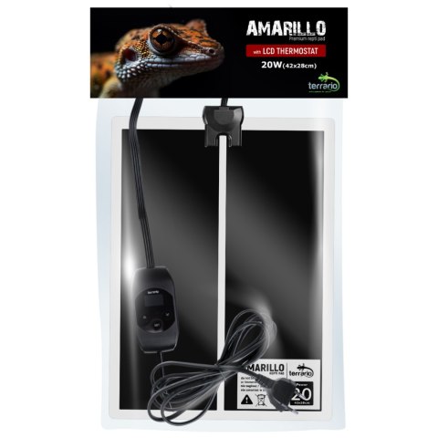 Terrario Amarillo 20W - mata grzewcza z termostatem LCD Terrario Amarillo 20W - mata grzewcza z termostatem LCD
