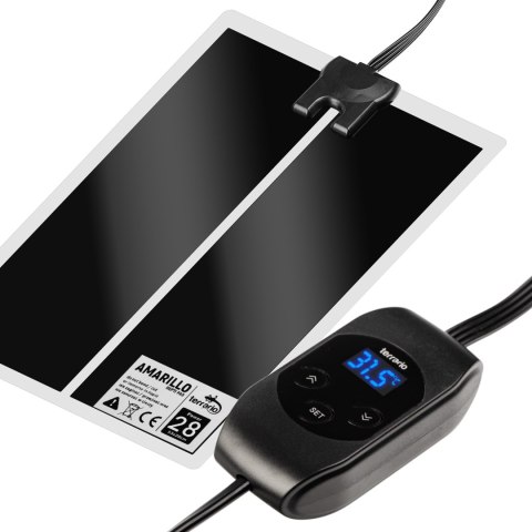 Terrario Amarillo 28W - mata grzewcza z termostatem LCD Terrario Amarillo 28W - mata grzewcza z termostatem LCD