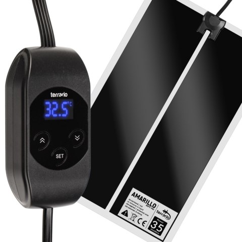Terrario Amarillo 35W - mata grzewcza z termostatem LCD Terrario Amarillo 35W - mata grzewcza z termostatem LCD