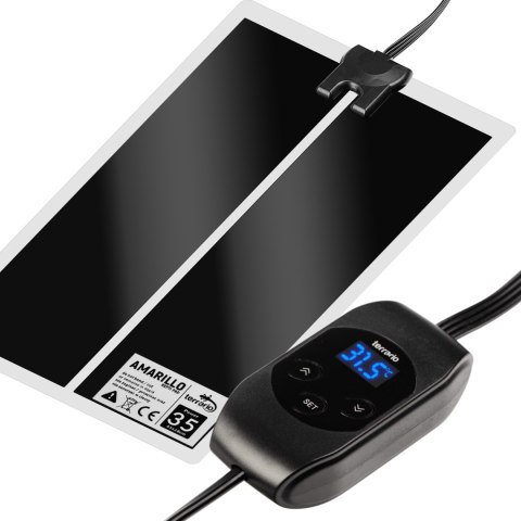 Terrario Amarillo 35W - mata grzewcza z termostatem LCD Terrario Amarillo 35W - mata grzewcza z termostatem LCD