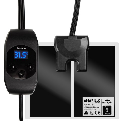 Terrario Amarillo 5W - mata grzewcza z termostatem LCD Terrario Amarillo 5W - mata grzewcza z termostatem LCD