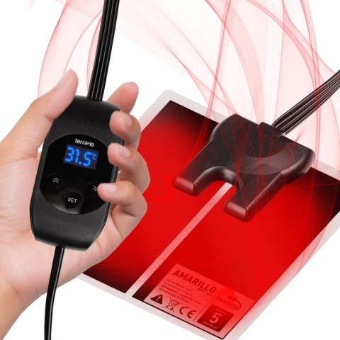 Terrario Amarillo 5W - mata grzewcza z termostatem LCD Terrario Amarillo 5W - mata grzewcza z termostatem LCD