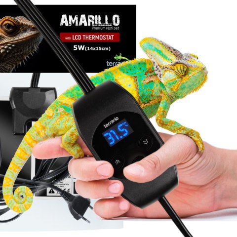 Terrario Amarillo 5W - mata grzewcza z termostatem LCD Terrario Amarillo 5W - mata grzewcza z termostatem LCD