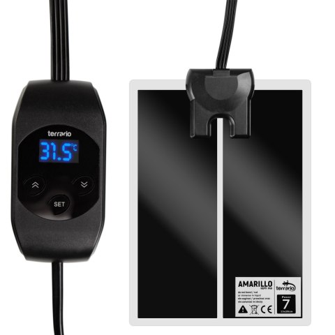 Terrario Amarillo 7W - mata grzewcza z termostatem LCD Terrario Amarillo 7W - mata grzewcza z termostatem LCD