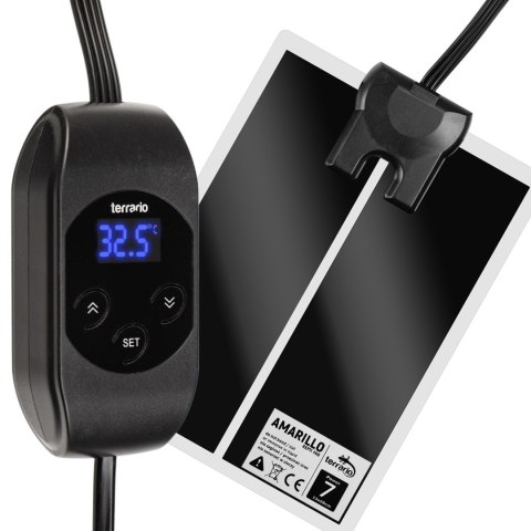 Terrario Amarillo 7W - mata grzewcza z termostatem LCD Terrario Amarillo 7W - mata grzewcza z termostatem LCD