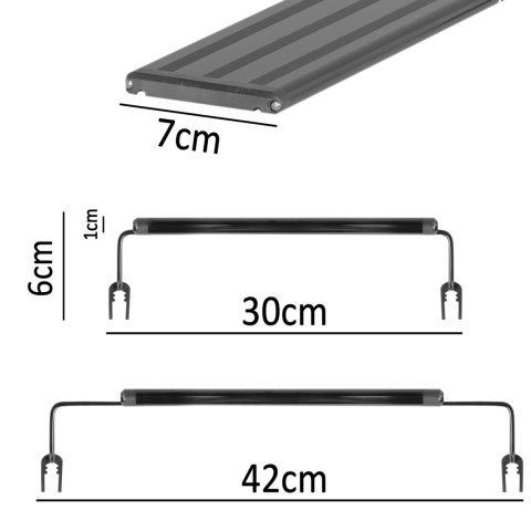 Terrario ReptoRay 10W - lampa LED do terrarium 45cm Terrario ReptoRay 10W - lampa LED do terrarium 45cm