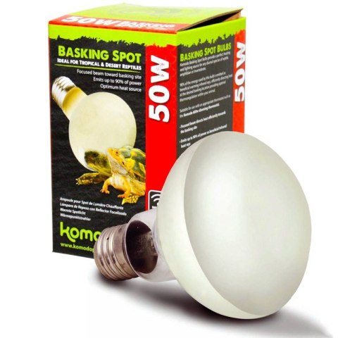 Komodo Basking Spot 50W - żarówka grzewcza 3w1 Komodo Basking Spot 50W - żarówka grzewcza 3w1