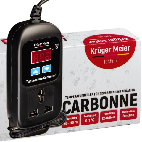 Kruger Meier Carbonne - termostat elektroniczny Kruger Meier Carbonne - termostat elektroniczny