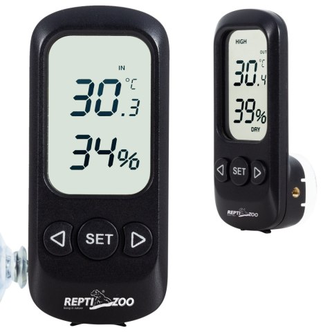 Repti-Zoo Digital Alarm Thermometer Hygrometer - termometr i higrometr LCD Repti-Zoo Digital Alarm Thermometer Hygrometer - termometr i higrometr LCD