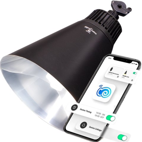 Repti-Zoo Smart Wi-Fi Deep Lamp L - lampa na żarówki grzewcze i UVB Wi-Fi Repti-Zoo Smart Wi-Fi Deep Lamp L - lampa na żarówki grzewcze i UVB Wi-Fi