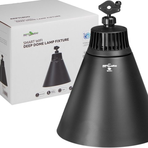 Repti-Zoo Smart Wi-Fi Deep Lamp L - lampa na żarówki grzewcze i UVB Wi-Fi Repti-Zoo Smart Wi-Fi Deep Lamp L - lampa na żarówki grzewcze i UVB Wi-Fi