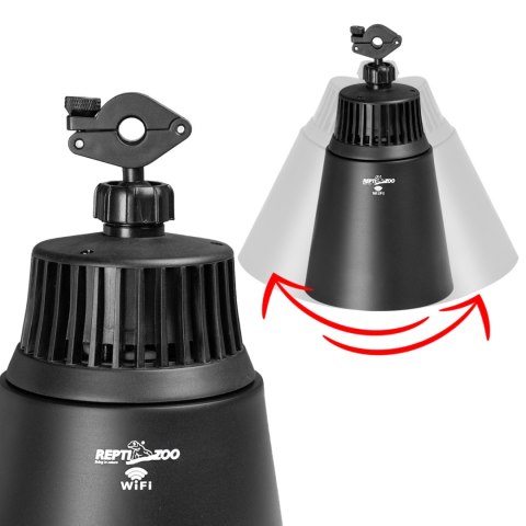 Repti-Zoo Smart Wi-Fi Deep Lamp - lampa na żarówki grzewcze Wi-Fi Repti-Zoo Smart Wi-Fi Deep Lamp - lampa na żarówki grzewcze Wi-Fi