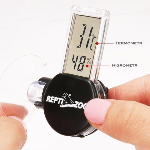 Repti-Zoo termometr i higrometr LCD IPX4 Repti-Zoo termometr i higrometr LCD IPX4