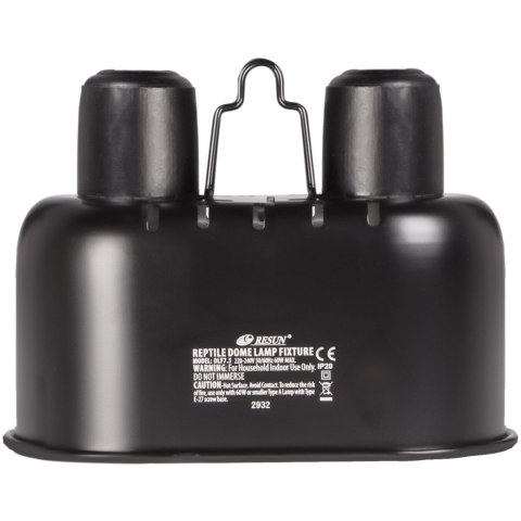 Resun Reptile Black Lamp DUO Mini - lampa podwójna do terrarium Resun Reptile Black Lamp DUO Mini - lampa podwójna do terrarium