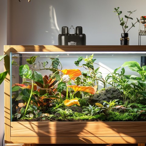 Resun Reptile Black Lamp DUO Mini - lampa podwójna do terrarium Resun Reptile Black Lamp DUO Mini - lampa podwójna do terrarium