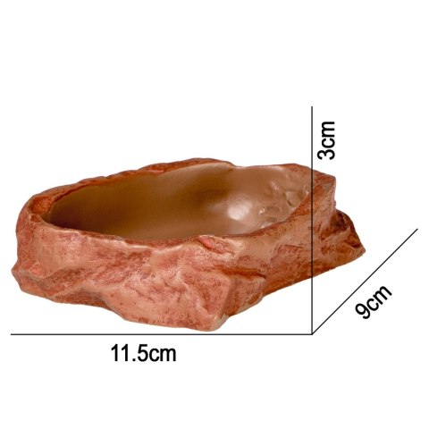 Terrario Natural Bowl M - Miska do Terrarium 11,5x9x3 cm Terrario Natural Bowl M - Miska do Terrarium 11,5x9x3 cm