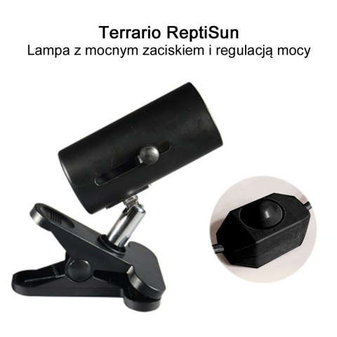 Terrario ReptiSun - lampa z uchwytem zaciskowym Terrario ReptiSun - lampa z uchwytem zaciskowym