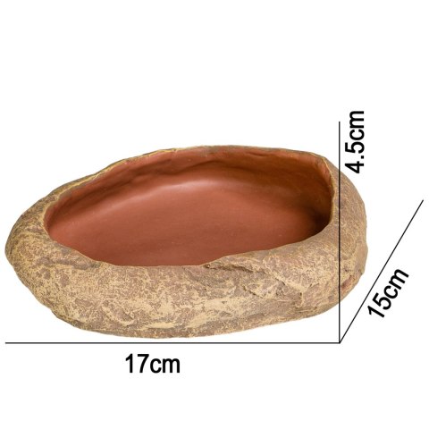 Terrario Rock Oasis L - Miska do Terrarium 17x15x4,5 cm Terrario Rock Oasis L - Miska do Terrarium 17x15x4,5 cm