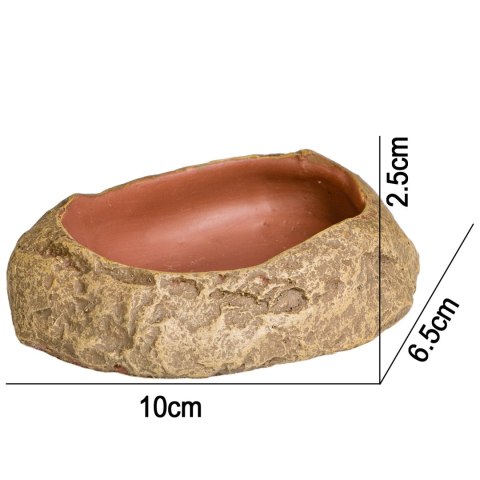 Terrario Rock Oasis S - Miska do Terrarium 10x6,5x2,5 cm Terrario Rock Oasis S - Miska do Terrarium 10x6,5x2,5 cm