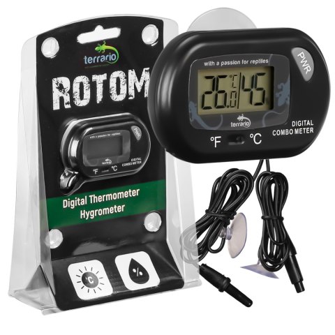 Terrario Rotom Digital Thermometer Hygrometer - termometr i higrometr Terrario Rotom Digital Thermometer Hygrometer - termometr i higrometr