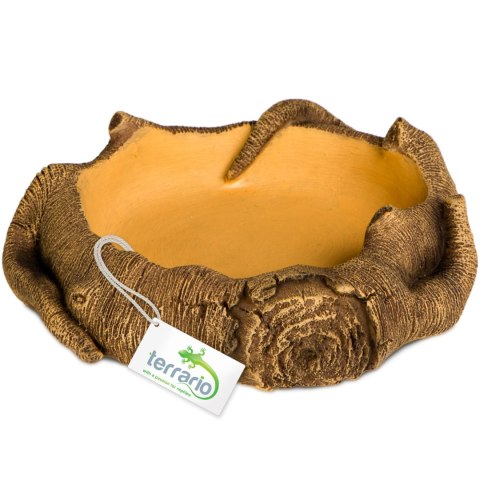 Terrario Rustic Wood Bowl - Miska do Terrarium 12x12x3,5 cm Terrario Rustic Wood Bowl - Miska do Terrarium 12x12x3,5 cm